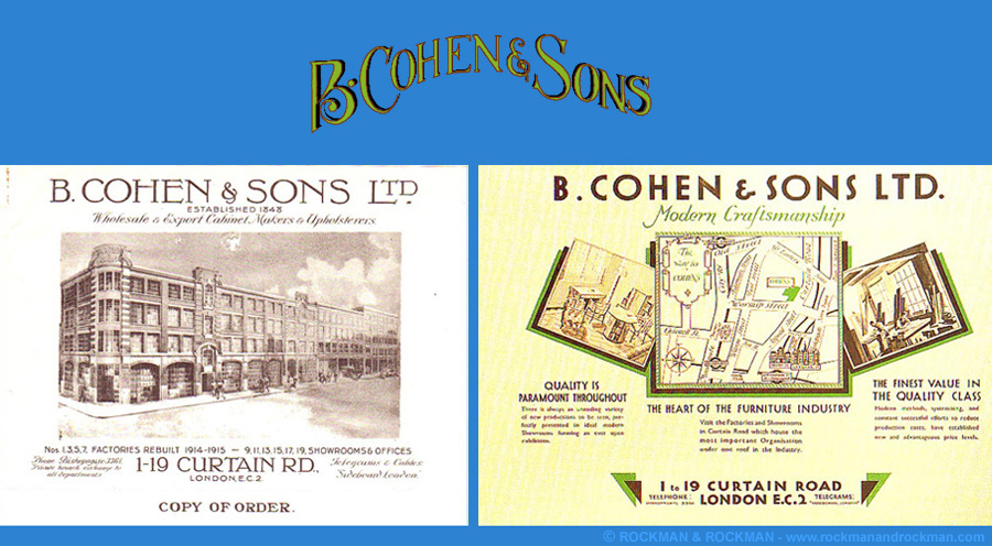 B COHEN & SONS - Curtain Road / Shoreditch / London